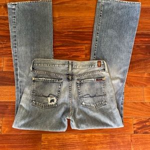 7 For All Man Kind Flare Jeans Size 28
